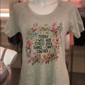 Natural Life Today I Will Not Stress Perfect Fit Tee